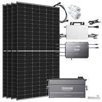 Zendure® Solar-Direct 960Wh 1800W HMS-1600-4T Solaranlage Bifazial Hausnetz-Einspeisung - 10m HMS-Anschlusskabel - DTU-Lite-S