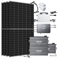 Offgridtec® Solar-Direct 2,88kWh 1920W HMS-2000-4T Solaranlage Full Black Hausnetz-Einspeisung - 10m HMS-Anschlusskabel - DTU-Lite-S