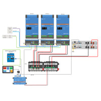 Offgridtec Backup-Kit 5,12kWh Pytes V5a Akku - Victron MultiPlus II 48/3000 Wechselrichter 3-Phasig mit Stromzähler