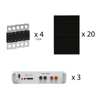 Offgridtec HomePremium S USV Solaranlage 9000Wp E-Box-48100R-C 15,4Wh 3-phasig