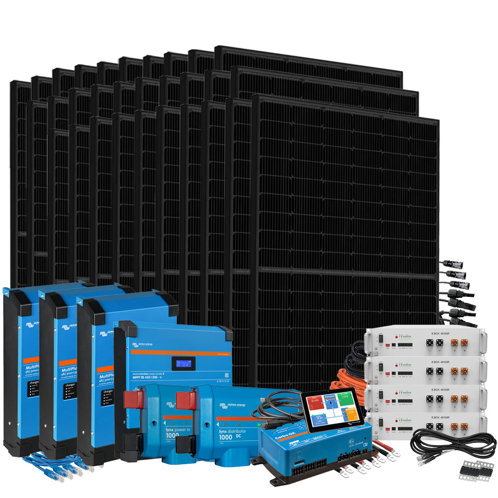 Offgridtec HomePremium M USV Solaranlage 13500Wp E-Box 48100R-C 20,5kWh 3-phasig