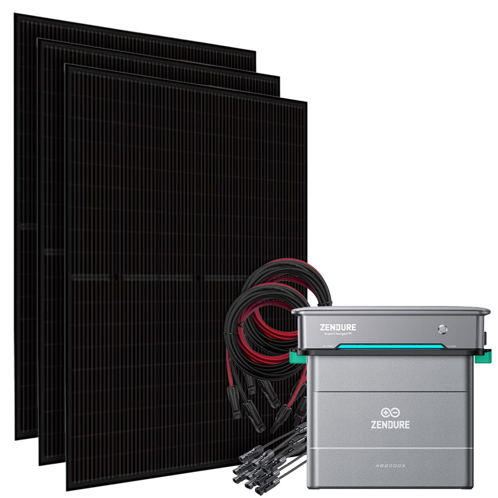 Zendure AIO Pro 1350Wp Balkonkraftwerk Bifazial mit Speicher