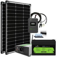 Offgridtec® Autark Pro M 200W Solaranlage - 1500W AC Leistung 100Ah LiFePO4 Akku