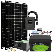 Offgridtec® Autark Pro M 200W Solaranlage - 1500W AC Leistung 100Ah LiFePO4 Akku