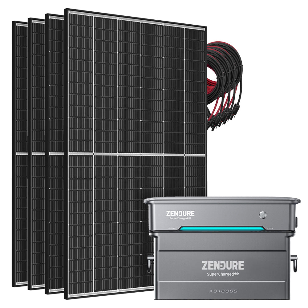 Zendure SolarFlow 960Wh 1780W Hyper 2000 Balkonkraftwerk Dual-Glas TOPCon