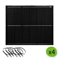 800W Balkonkraftwerk mit ultraleichten Solarmodulen und Growatt NOAH2000 Akku NEO 800M-X