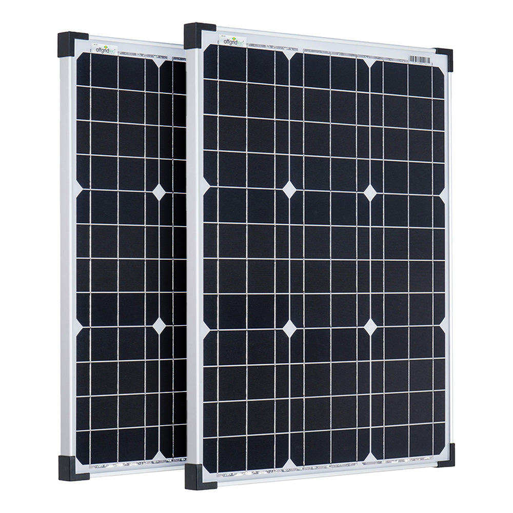 Offgridtec Mobil VeCore S 100W Wohnmobil Solaranlage inkl. MultiPlus12/800/35 Wechselrichter, Batterieladegrät und Laderegler - weiß