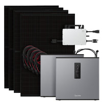 1800W Balkonkraftwerk mit 4,48kWh Hoymiles MS-A2 Speicher HMS-1600-4T