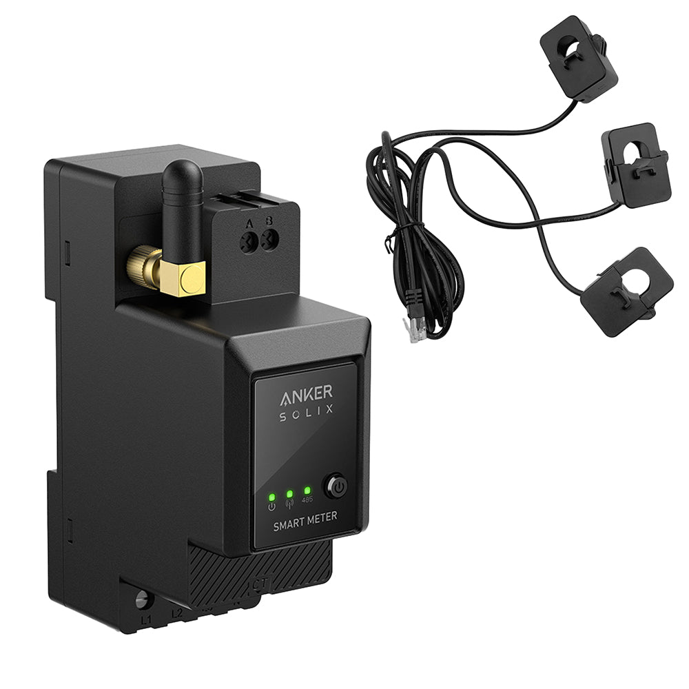 Anker 1350W Solix 3 Balkonkraftwerk inkl. 5,38kWh Speicher E2700 BP2700 & Stromzähler