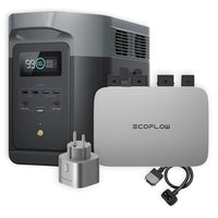 EcoFlow Powerstream 800W-System - Delta 2 Max Powerstation inkl. Smart-Steckdose