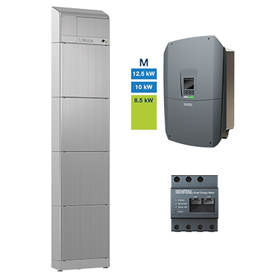VARTA.wall 20 + Plenticore M G3 SMART ENERGY METER G2 VARTA.wall Speichermodul VARTA.wall Master Unit + Sockel PLENTICORE G3 – M ENECTOR AC Wallbox, 3.7/11 kW