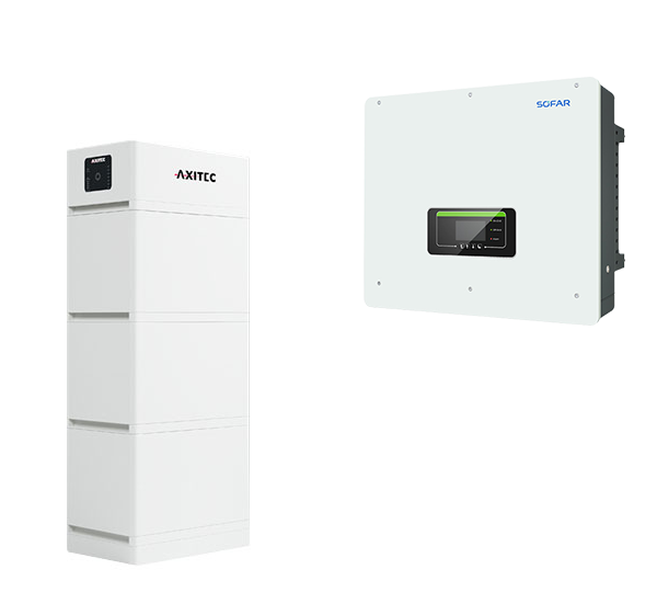 AXIstorage Li SV2 10.1 + HYD 15KTL-3PH Hybrid-WR AXIstorage Li SV2 BMS AXIstorage Li SV2 Energypack HYD 15KTL-3PH Ethernet Dongle LSE-3 Smart Meter DTSU666 (80A)