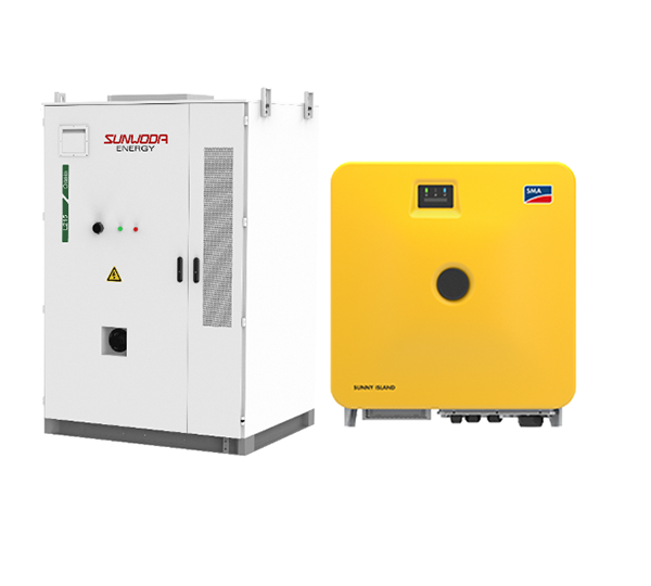 Oasis L215 + Sunny Island X 50 Sunny Island X 50-20, 50 kW Oasis L215 Energy Meter