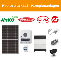 5,340 kWp Jinko Tiger Neo PV-Anlage + Fronius Symo GEN24 5.0 Plus + BYD HVS 5.1 Speicher