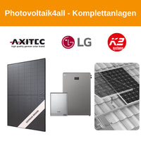 11,250 kWp AXITEC Komplettanlage mit LG ESS Home Speicherset und Einlegesystem