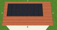 6 kWp Meyer Burger PV-Anlage mit K2 Einlegesystem Fullblack