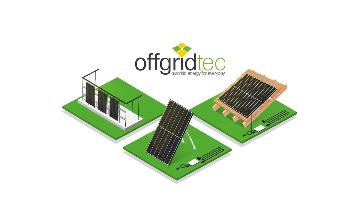 Offgridtec Balkonkraftwerk 1720W HMS-1600-4T DTU-Lite-S Longi Hi-Mo-6 430W Mini-PV Solaranlage