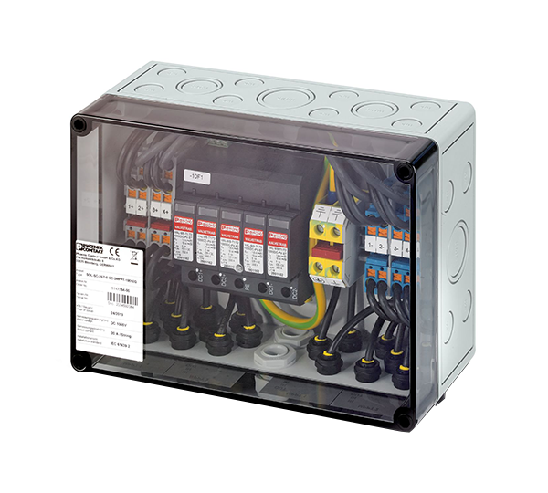 Überspannungsschutz-Box 2 MPPT, Typ 1+2