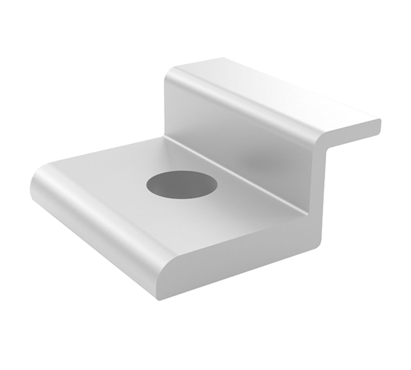 WallPV MultiRail Montagehilfe Einlegemutter MK2, M8 Zylinderkopfschraube M8x20 TerraGrif QL, Clip Potentialausgleich WallPV Rail AntiSlip Clip WallPV FacadeClamp MC Set 25-40 schwarz Selbstbohrschraube 5.5x19 WallPV MultiRail 0,25