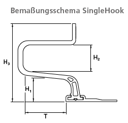 K2 Systems Singlehook 1.1 AL Dachhaken