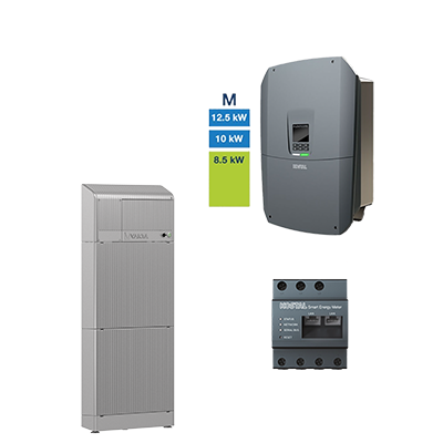 VARTA.wall 10 + Plenticore M G3 SMART ENERGY METER G2 VARTA.wall Speichermodul VARTA.wall Master Unit + Sockel PLENTICORE G3 – M ENECTOR AC Wallbox, 3.7/11 kW