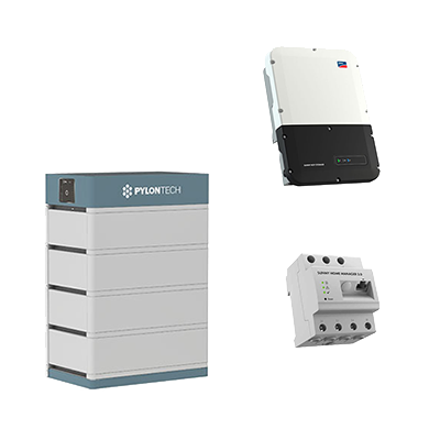 Pylontech Force H1 13.5 + SMA SB Storage 3.7 Home Manager 2.0 FORCE-H1 FH48074, HV-Speichermodul Sunny Boy Storage 3.7 (without Wifi) FORCE-H1 FC0500-40S-V2 Einschraub-Heizkörper AHIR-BI-Plus-3.5 HV-3 Combiner-Box für 3 Speichertürme HV-6 Combiner-Box für