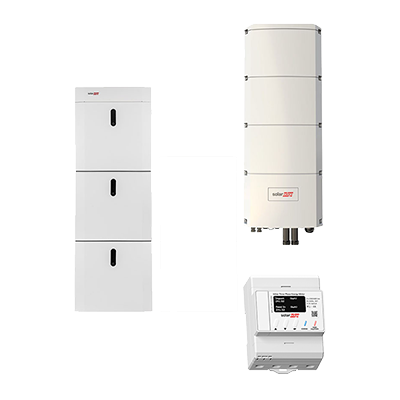 Home Battery LV 13.8 + SE8K-RWB48BFN4 INLINE ENERGY METER MTR-240-3PC1-D-A-MW SE8K-RWB48BFN4 HOME HUB WITH BACKUP Home Battery LV 4.6 TOP COVER KIT HOME BATTERIE KABELSET HOME BATTERIE-HUB INVERTER (RWB) KABELSET HOME BATTERIE-HOME BATTERIE Smart Energy E