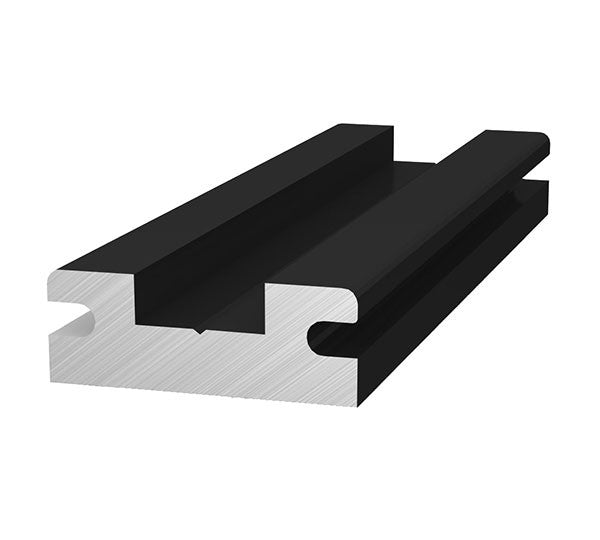 Insertion rail Rail connector schwarz eloxiert