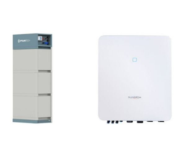Pylontech Force H2 10.1 + Sungrow SH10.0RT-20-V11 FORCE-H2 FH9637M, HV-Speichermodul FORCE-H2 FC0500M-40S-V2 SH10.0RT-20-V11 3-PHASE METER DTSU666-20 CT-SET FOR DTSU666-20 (100A) CT-SET FOR DTSU666-20 (250A) HV-3 Combiner-Box für 3 Speichertürme HV-6 Comb