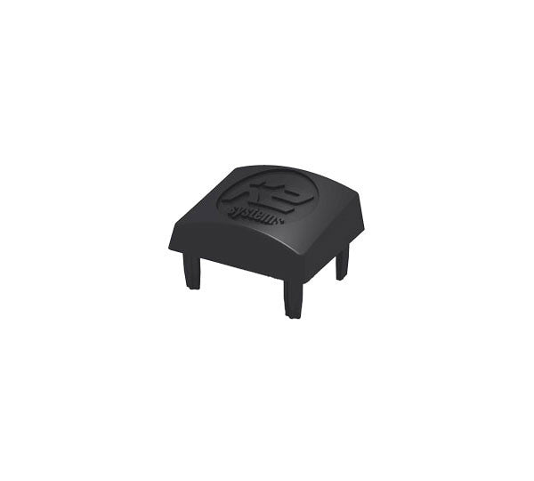 END CAP RK2CR36 / SingleRail BlackCover SingleRail 36