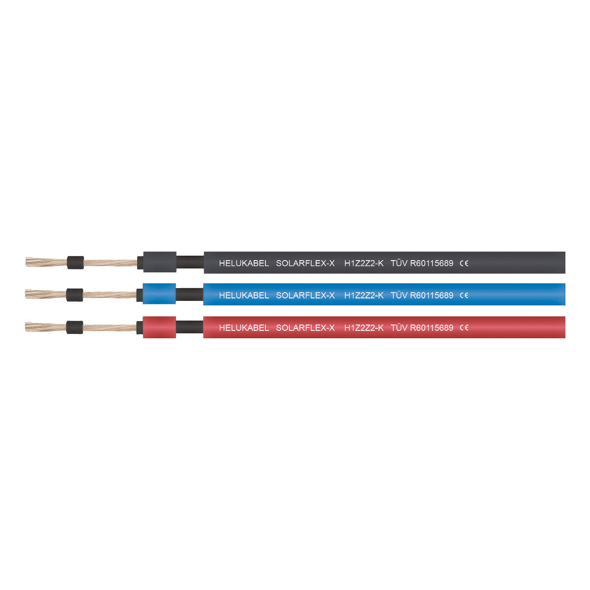 HELUKABEL SOLARFLEX®-X H1Z2Z2-K 4 qmm rot 100m