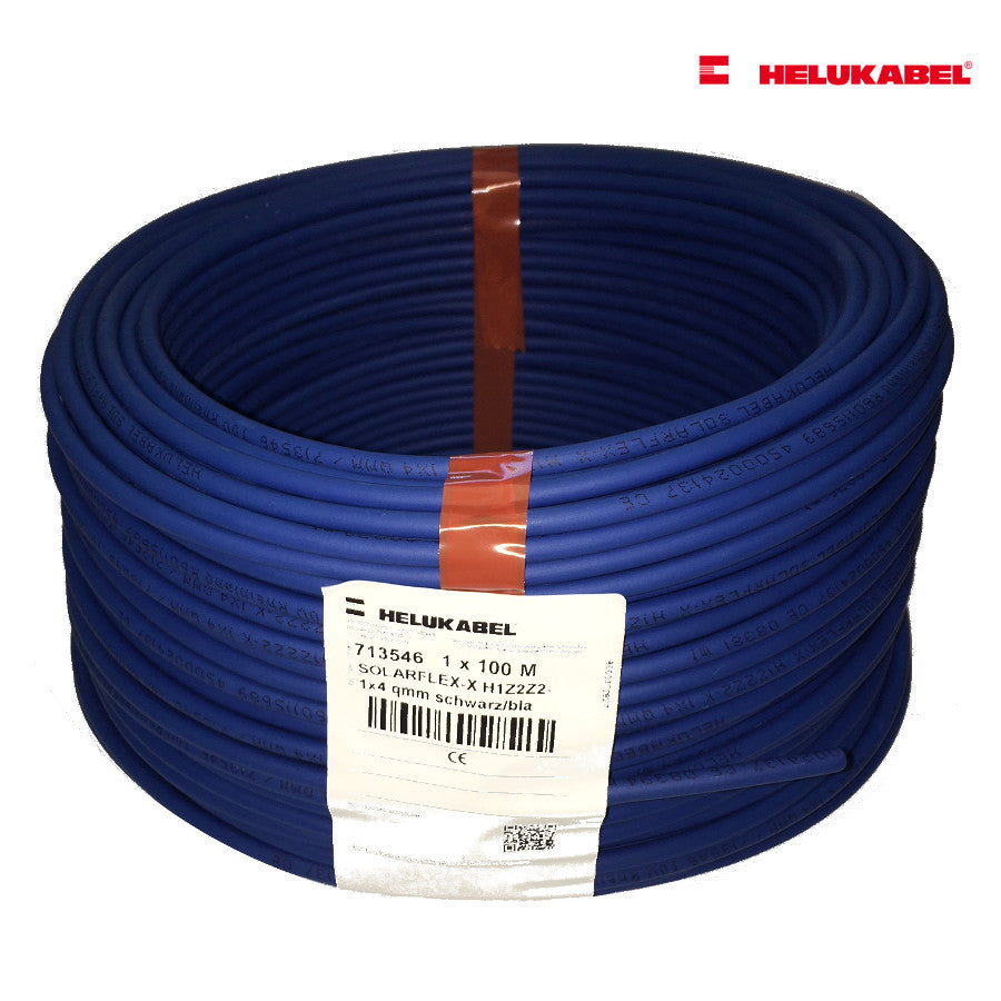 HELUKABEL SOLARFLEX®-X H1Z2Z2-K 6 qmm blau 100m