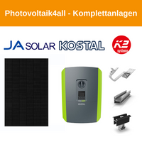 7,380 kWp PV-Anlage Ja Solar + Kostal PLENTICORE plus