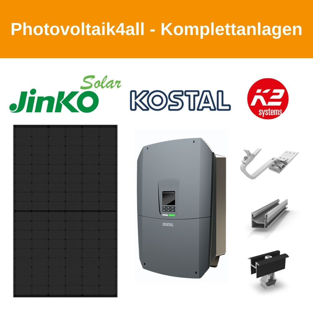 8 kWp PV-Anlage Jinko Tiger Neo + Kostal PLENTICORE G3