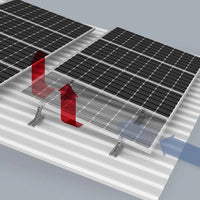 K2 MiniFive Aufständerung für K2 MiniRail MK2 auf Trapezblech