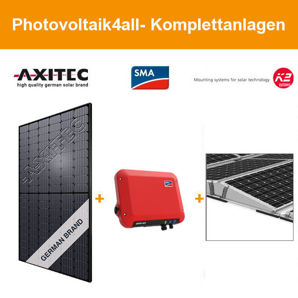 2,880 kWp PV-Anlage K2 S-Dome Flachdach Süd Aufständerung