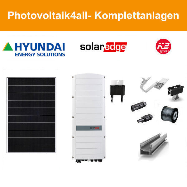 11 kWp Hyundai PV-Anlage + SolarEdge Hybrid