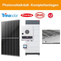 10 kWp Trina Solar Flachdach Ost-West mit BYD Speicher