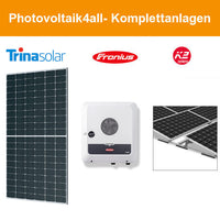 12 kWp Trina Solar Flachdach Ost-West