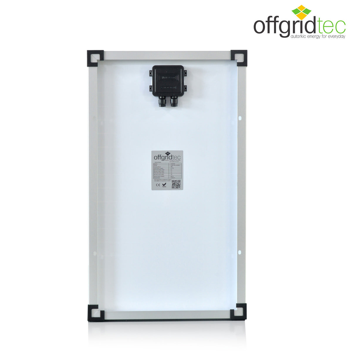 Offgridtec® 30W MONO 12V Solarpanel