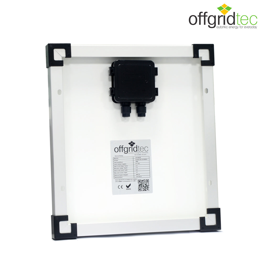Offgridtec® 10W MONO 12V Solarpanel