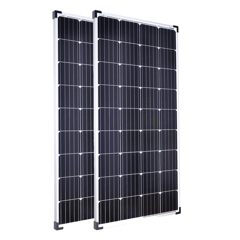 Offgridtec® Solar-Direct 300W HM-350 Balkonkraftwerk Schuko-Anschluss - 10m Anschlusskabel - Montageset Flachdach