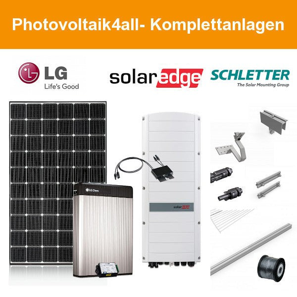 6,570 kWp LG PV-Anlage + SolarEdge Hybrid + LG RESU 6.5